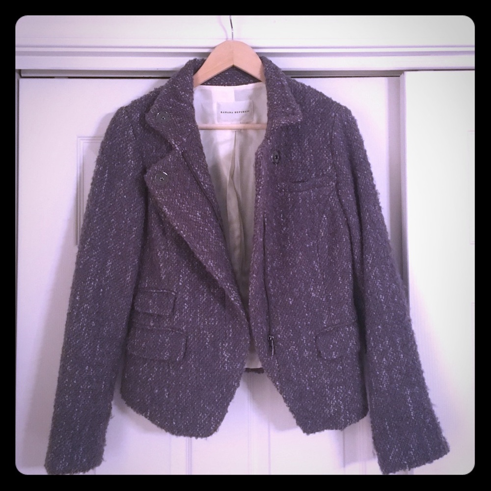Banana Republic Modern Style Tweed Jacket